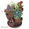 Emsco Group Stackable Flower Tower Planter, Holds up to 9 Plants, Great Both Indoors and Outdoors, Brown 2385-1 - alternate 2